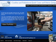 Tablet Screenshot of creativepublishingdesign.com